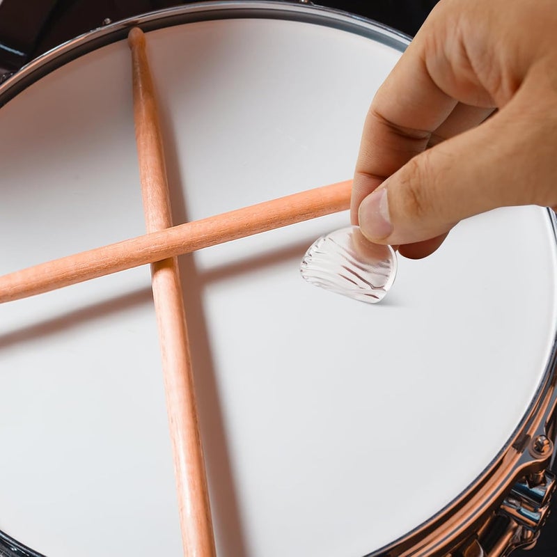 Dirvcp 30 Pcs Professional Drum Silencer Pads - Gel-Based Sound Dampeners for Cymbals Drums and Percussion Instruments - Image 3